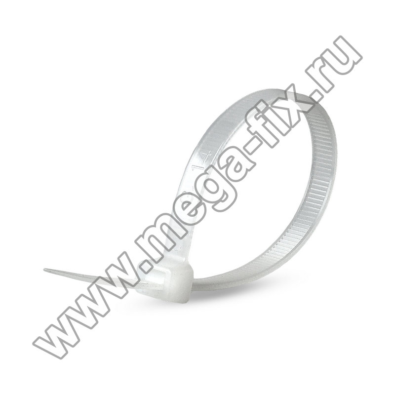 Стяжка нейлоновая MGF 4,6х250 мм белая (100 шт./ уп.)
